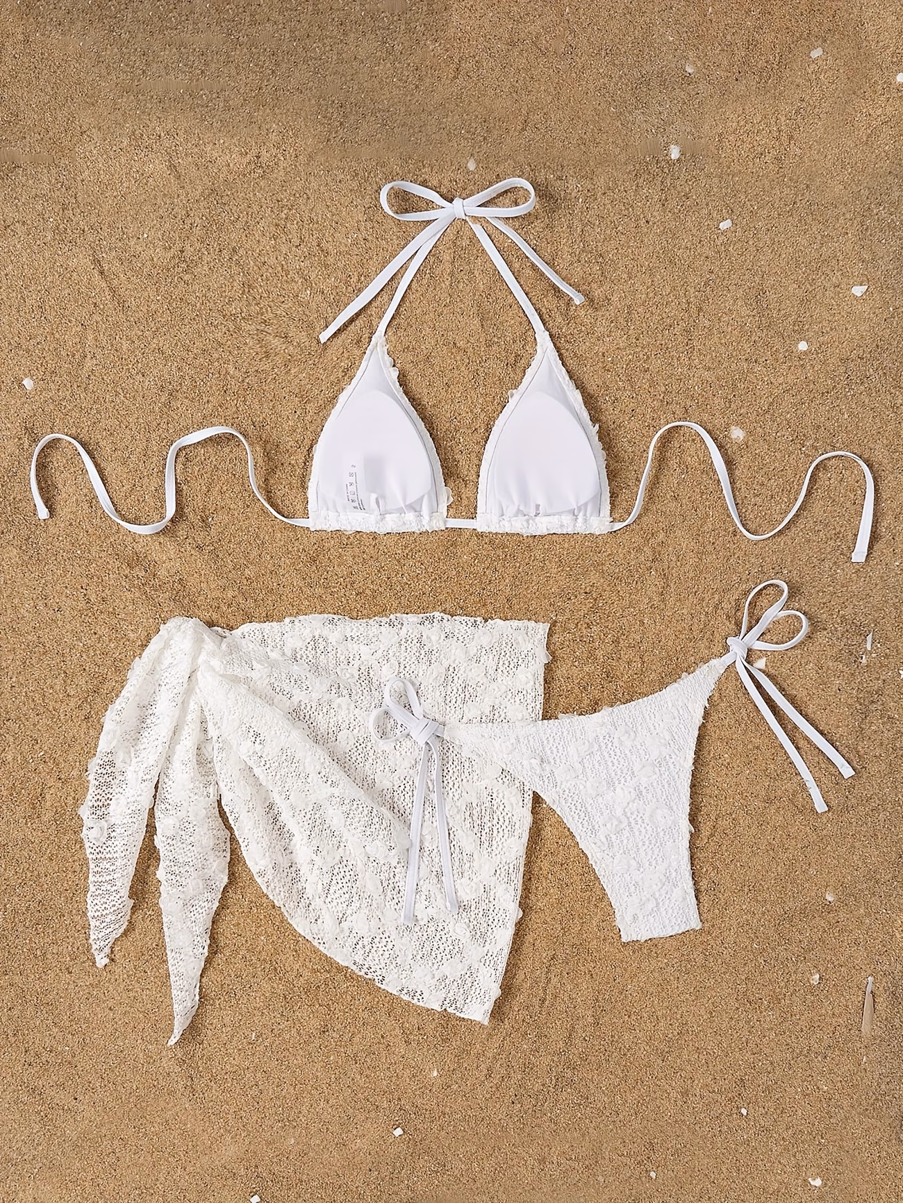 European Chic Mesh Halter Bikini - Image 2