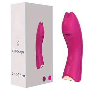 1pc rechargeable silicone finger vibrator sex toy couple gift: 10 vibration modes, perfect for women and couples!